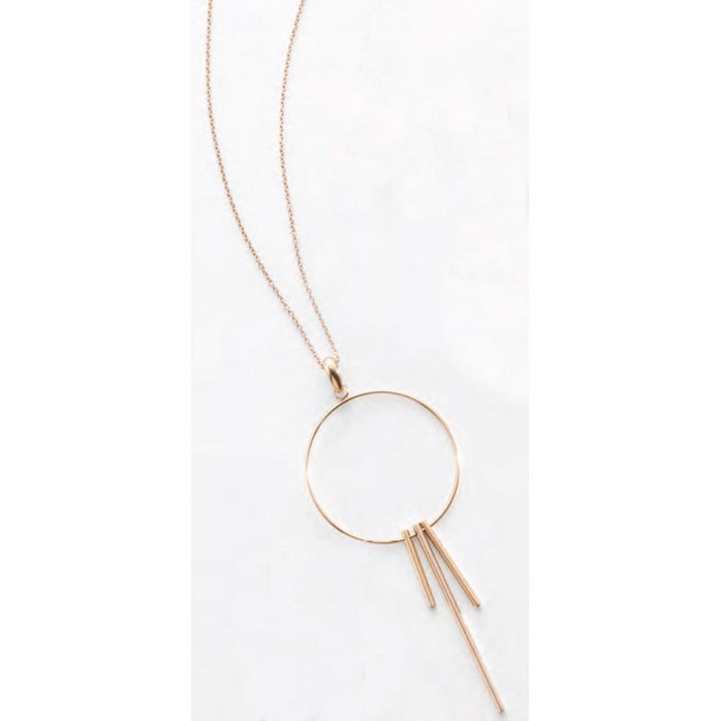 Victoria Rose gold colored necklace