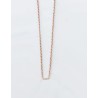 Victoria Rose gold necklace