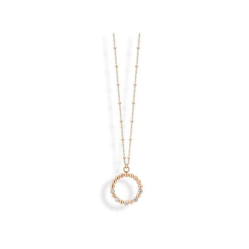 Victoria Rose gold colored necklace