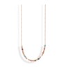 Victoria Rose gold colored bead necklace