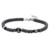 Victoria Black Men's Anchor Bracelet