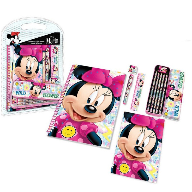 Disney Minnie  stationery set (7 pieces) grade II