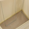Bedding organizer bag with storage rack 100L