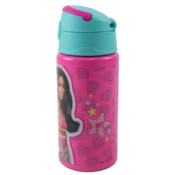 Bouteille en aluminium Barbie Love avec crochet 500 ml