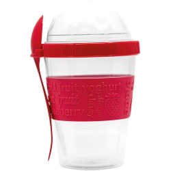 Food Container, Snack holder with lid and spoon 500 ml