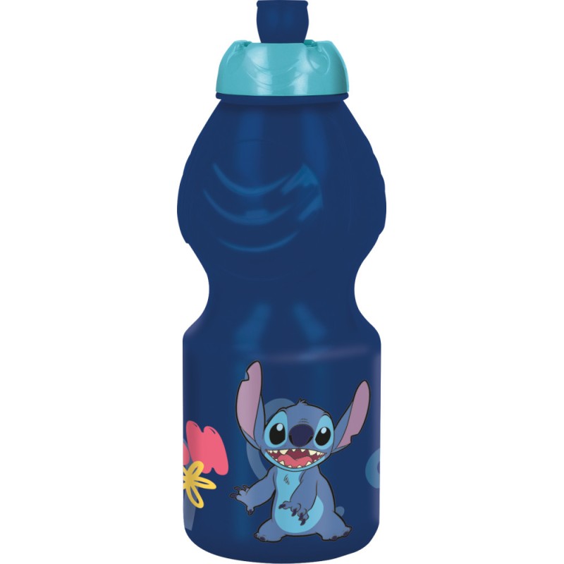 Bouteille d'eau Disney Lilo et Stitch Disney Lilo & Stitch Palms, bouteille de sport 400 ml