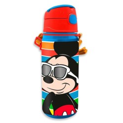 Bouteille en aluminium Disney Mickey avec clip 600 ml