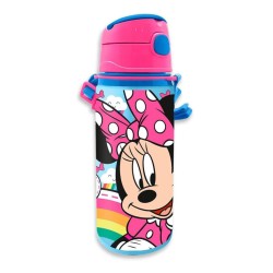 Bouteille en aluminium Disney Minnie avec crochet 600 ml