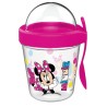 Gobelet à goûter Disney Minnie avec couvercle et cuillère 350 ml