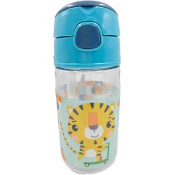 Fisher-Price Animals Tyger plastic water bottle with hook 350 ml