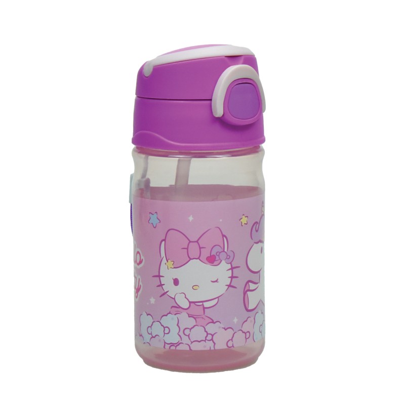 Hello Kitty Sweet plastic bottle with hook 350 ml