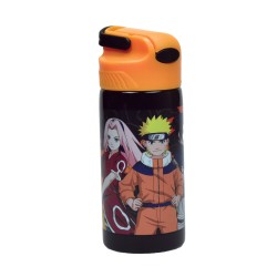 Bouteille en aluminium Naruto Fire avec crochet 500 ml