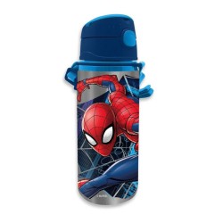 Spiderman Wall aluminum bottle with hook 600 ml