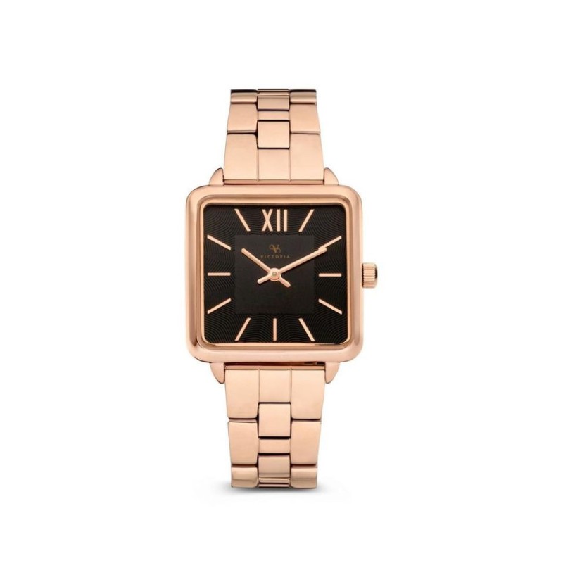 Victoria Rose gold colored watch