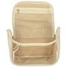 Sac cosmétique pour femmes organisateur de voyage sac de vacances spacieux pour hommes beige
