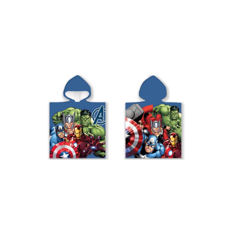 Avengers beach towel poncho 50x100cm