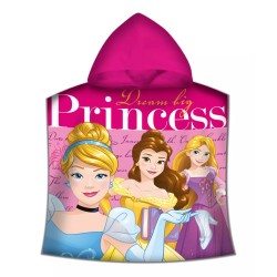 Serviette de plage Poncho Disney Princess Dream 50x100 cm (Séchage rapide)