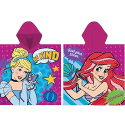 Serviette de plage Poncho Disney Princess Story 55x110 cm (Séchage rapide)