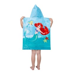 Serviette Poncho Princesse Disney Ariel 50x115 cm