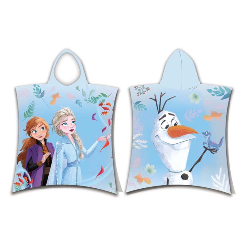 Disney Frozen Blue beach towel poncho 50x115cm