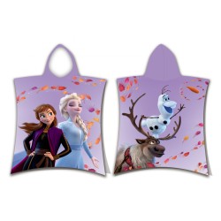 Disney Frozen Leaves beach towel poncho 50x115cm