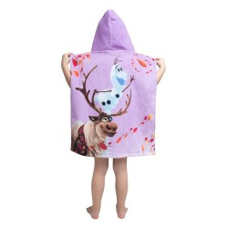 Disney Frozen Leaves beach towel poncho 50x115cm