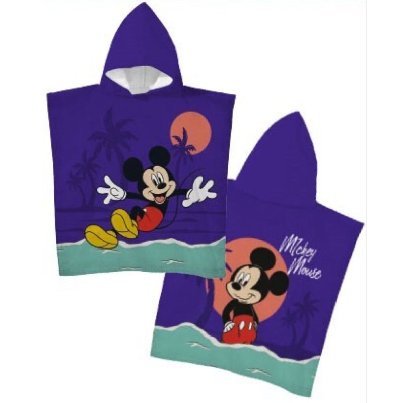 Disney Mickey  Sea beach towel poncho 55x110 cm (Fast Dry)