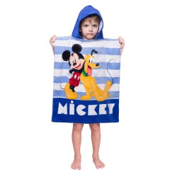 Disney Mickey  Stripe beach towel poncho 50x115cm