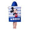 Disney Mickey  Stripe beach towel poncho 50x115cm