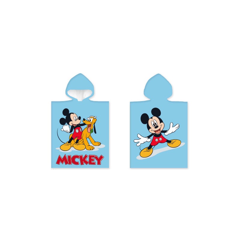 Disney Mickey  Pluto beach towel poncho 50x100 cm