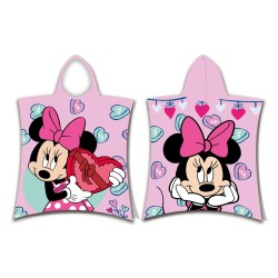 Serviette de plage Poncho Disney Minnie Sweets 50x115cm