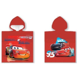 Poncho de plage Disney Cars Racing 50x100cm