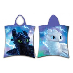 How To Train Your Dragon beach towel poncho 50*115cm