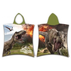 Poncho de plage Jurassic World Volcano 50*115cm