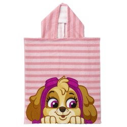 Serviette de plage-poncho Paw Patrol Besties 50 x 115 cm