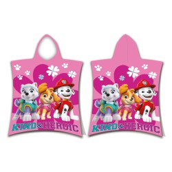 Poncho de plage héroïque Paw Patrol 50x115cm