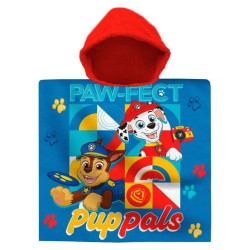 Serviette de plage poncho Paw Patrol Paw-fect 60x120 cm