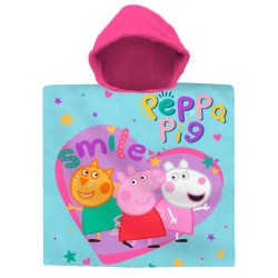 Serviette de plage Poncho Peppa Pig Flower Smile 60x120 cm