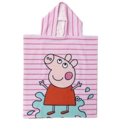 Peppa Pig Sunny Day beach towel poncho 50 x 115 cm