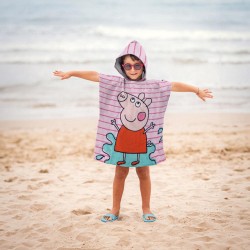 Peppa Pig Sunny Day beach towel poncho 50 x 115 cm