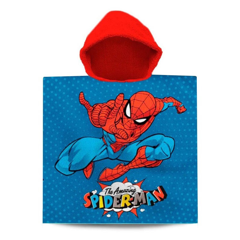 Spiderman Amazing beach towel poncho 60x120 cm