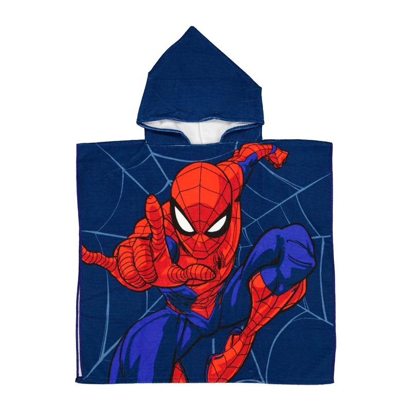 Spiderman beach towel poncho 60x120 cm (Fast Dry)