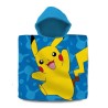 Serviette de plage Poncho Pokémon Bleu 60x120 cm