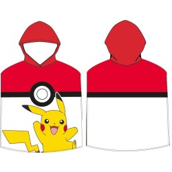 Serviette de plage Poncho Pokémon Pokeball 50x115 cm