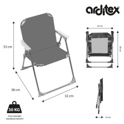 Avengers foldable camping chair 38x32x53 cm