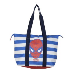 Sac de plage rayé Spiderman 47 cm