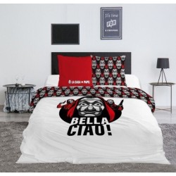 Money Heist Ciao double, double duvet cover 200×200cm, 65x65 cm