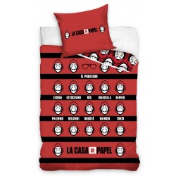 Money Heist bed linen set 140×200cm, 70×90 cm