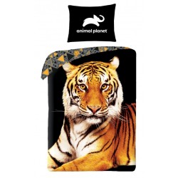 Animal Planet Tiger bedding set 140×200cm, 70×90 cm