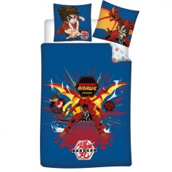 Bakugan Dragon Battle Bettw√§sche-Set 140√ó200cm, 63√ó63 cm Microfaser